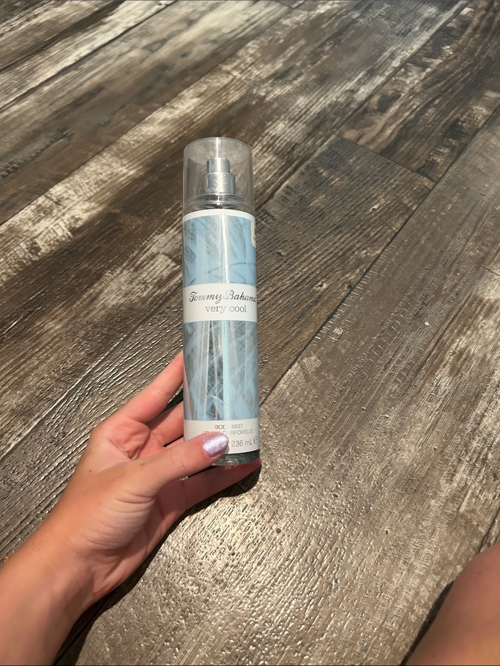 Tommy Bahama Very Cool Body Mist - Pale Blue Bottle
